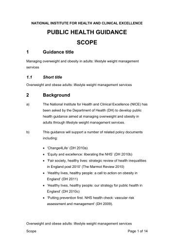 scope document template