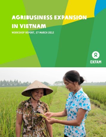 National Workshop on Agribusiness in Vietnam - Oxfam Blogs