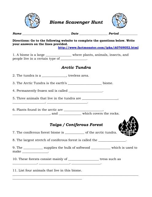 Biome Scavenger Hunt.pdf - QuestGarden.com