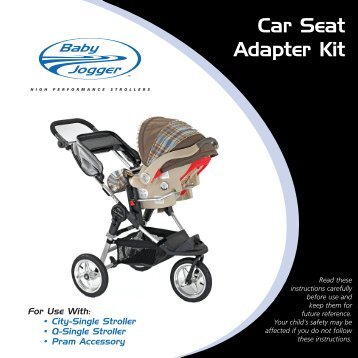City Mini Single assembly instructions - Baby Jogger City Mini Single assembly instructions - Baby Jogger