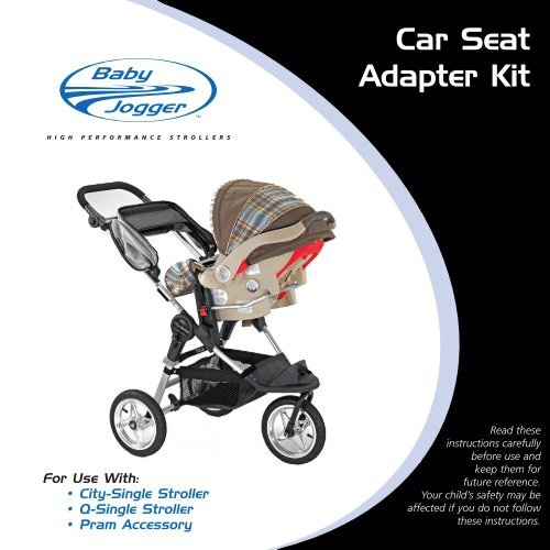 Car Seat (Assem) - Baby Jogger