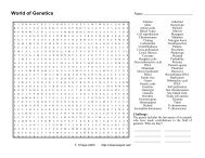 World of Genetics