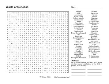 World of Genetics
