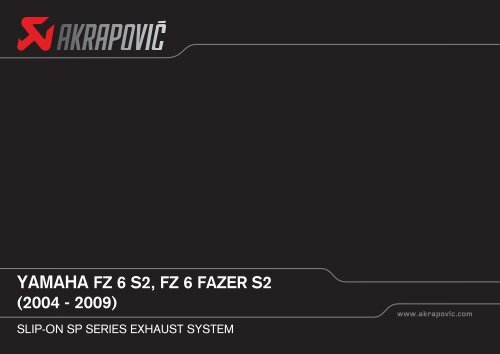 YAMAHA FZ 6 S2, FZ 6 FAZer S2 (2004 - 2009) - HOLTUG MC ApS