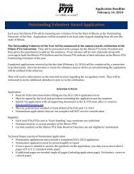 Outstanding Volunteer Award Application - Illinois PTA