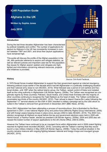 Afghans in the UK - ICAR