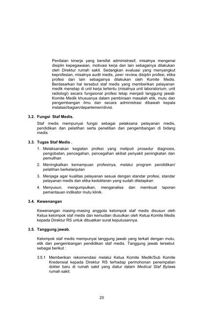 Pedoman Peraturan Internal Staf Medis - Manajemen Rumah Sakit ...