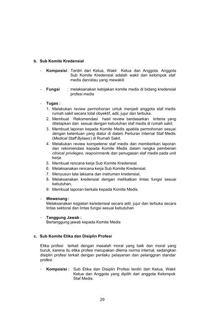 Pedoman Peraturan Internal Staf Medis - Manajemen Rumah Sakit ...