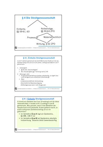 Folien ZPO-Examenskurs Â§ 4 - moritzbrinkmann.de