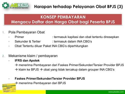 FROM DPHO to INA CBG's - Manajemen Rumah Sakit PKMK UGM