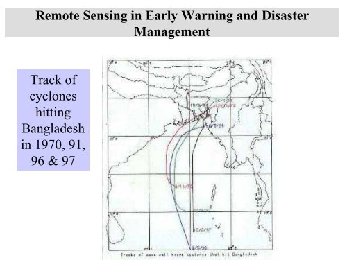 Remote Sensing Application in Early Worning and ... - APRSAF