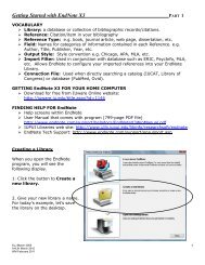 Endnote for Beginners - IUPUI University Library