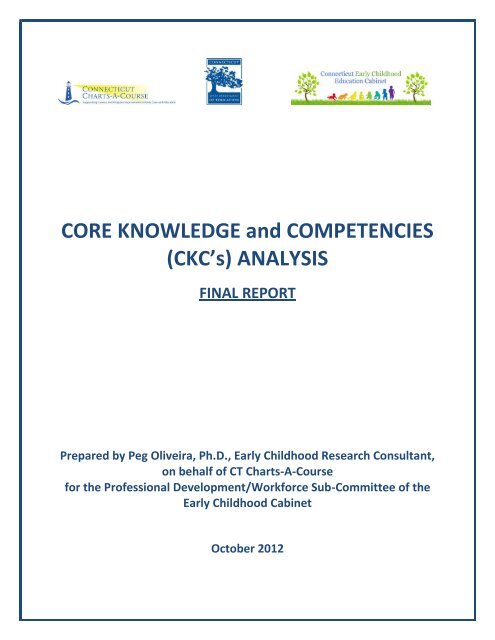 Core Knowledge And Competencies Connecticut Early