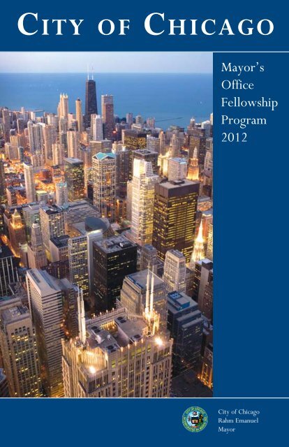 City of Chicago 2012 Mayor's Office Fellowship Brochure.pdf