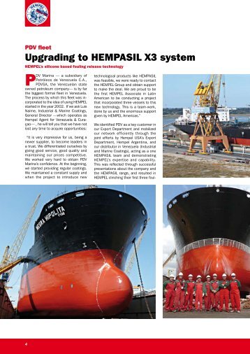 Upgrading to HEMPASIL X3 system - Industrial & Marine Coatings ...