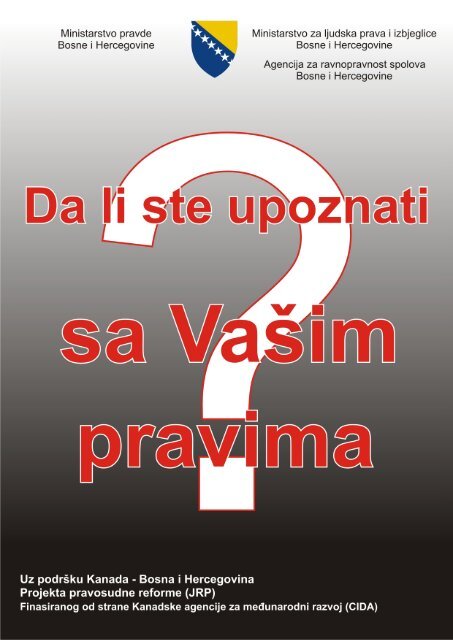 Stručna publikacija: Da li ste upoznati sa Vasim pravima