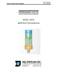 DISPENSING VALVE - Fisnar.fr