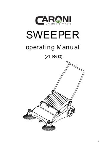 Manual Sweeper - Farm Implements Australia