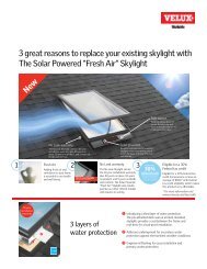 Top 3 reasons to use VSS - Velux