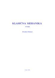 KLASIËCNA MEHANIKA - Studentske web stranice