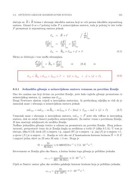 KLASIËCNA MEHANIKA - Studentske web stranice