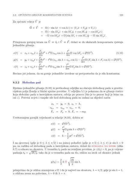 KLASIËCNA MEHANIKA - Studentske web stranice