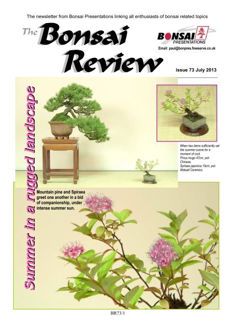 Issue 73 - July 2013 - Federation of British Bonsai Societies