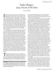 Father Hunger: - C.G. Jung Society of Atlanta