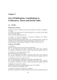 List of Publications, Contributions to Conferences, Theses and ...