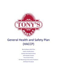 GHS HACCP Plan 2013 - teamtonys.co