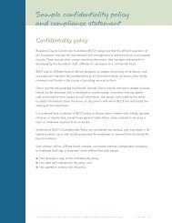 Sample confidentiality policy and compliance statement