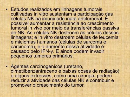 Imunologia dos Tumores - Unesp