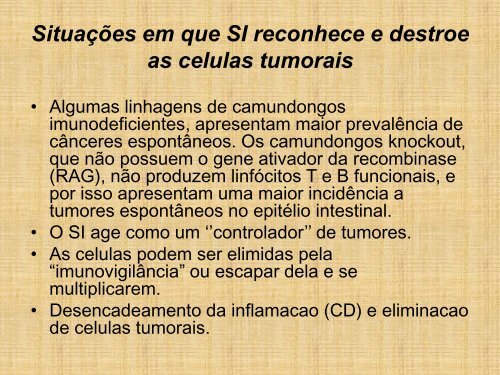 Imunologia dos Tumores - Unesp