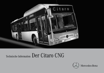 Technische Information Der Citaro CNG