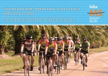 sponsorship proposal - Bike MS: Breakaway to Key Largo - National ...
