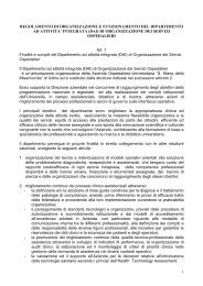 Reg Organizzazione Servizi Ospedalieri.pdf - Ospedale di Udine