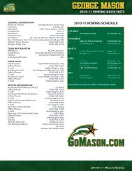 2009-10 results - George Mason University Athletics