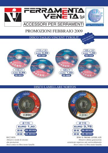 PROMOZIONALE 2009 - Ferramenta Veneta Spa