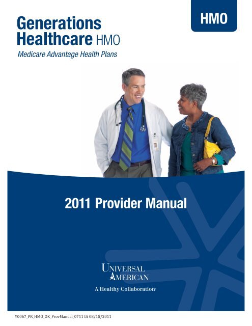 2011 Provider Manual - Universal American Medicare