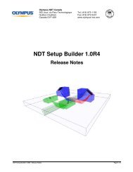 NDT Setup Builder 1.0R4 - Olympus