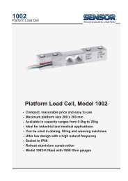 Platform Load Cell, Model 1002 - LOAD CELLS .com