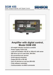 SGM 450 - LOAD CELLS .com