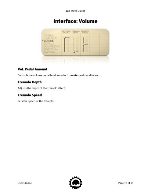 Lap Steel Guitar - User's Guide (PDF) - Orange Tree Samples