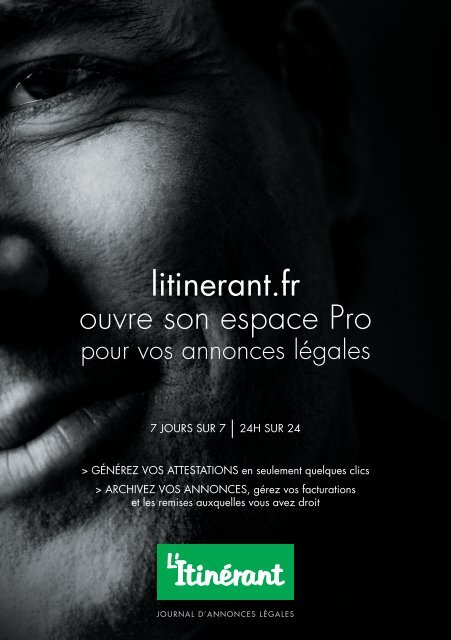 litinerant.fr ouvre son espace Pro