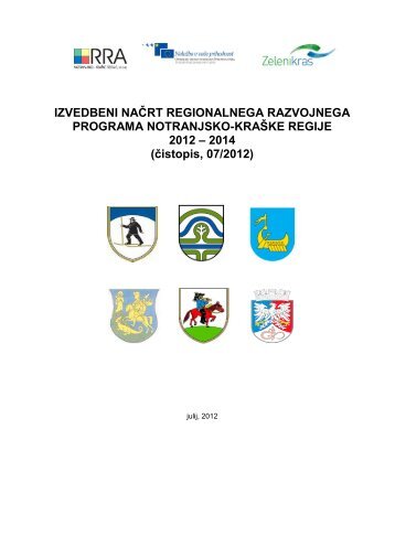 Izvedbeni naÄrt RRP Notranjsko-kraÅ¡ke regije 2012 - 2014 - RRA ...