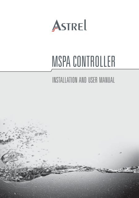 MSPA instructions - PoolAndSpaCentre