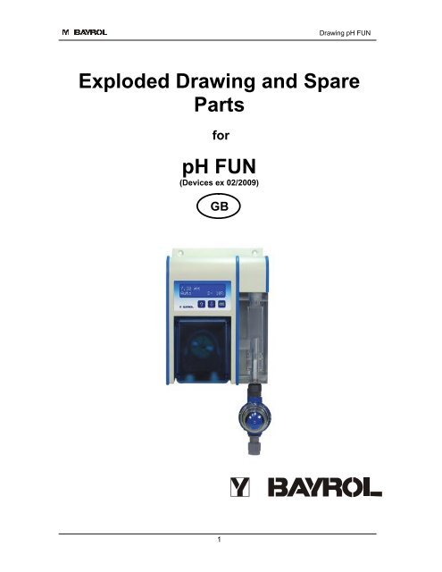 pH Fun Exploded Diagram - PoolAndSpaCentre