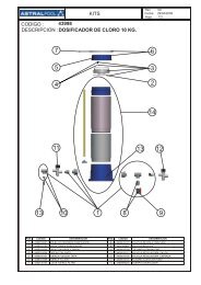 dosificador de cloro 10 kg. codigo - PoolAndSpaCentre