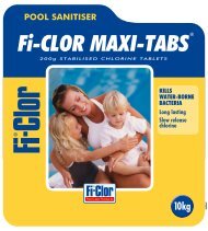 Maxi-Tabs 10kg Label - PoolAndSpaCentre
