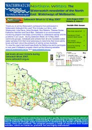 Northern Waters The - Waterwatch Victoria